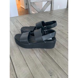 Steve Madden Platform Rachel Sandals Black Size 9
